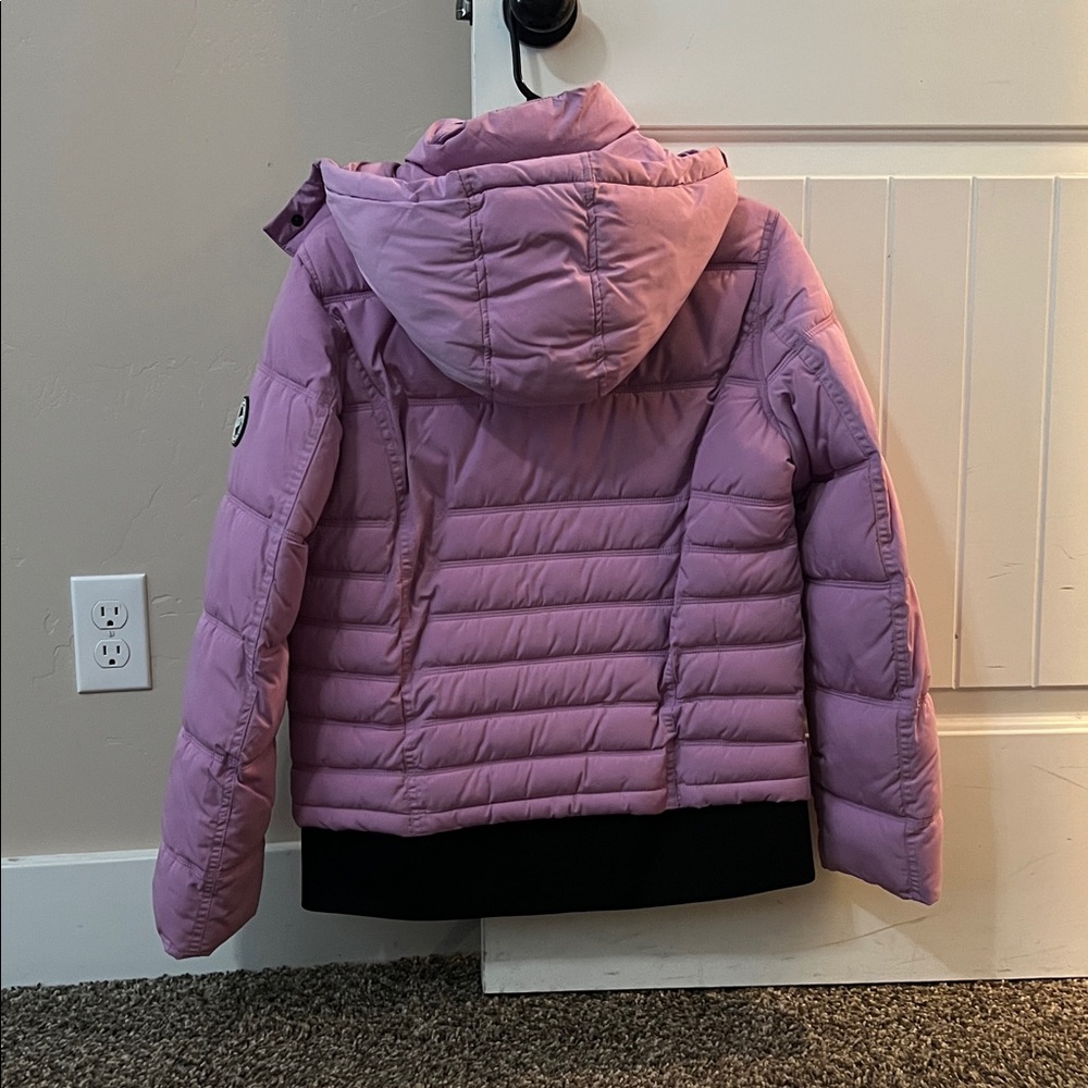 DKNY Purple Puffer Jacket - Picture 2 of 3